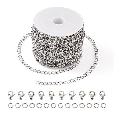 DIY Chain Bracelet Necklace Making Kit DIY-YS0001-45-1