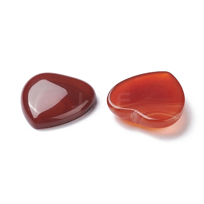 Natural Red Agate Cabochons G-P021-16-1