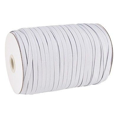 3/8 inch Flat Braided Elastic Rope Cord EC-R030-8mm-01-1