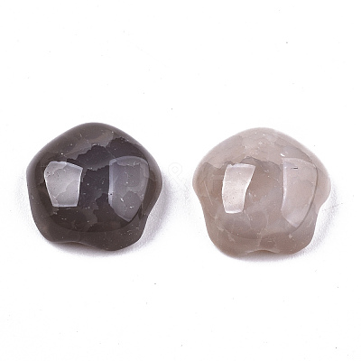 Natural Crackle Grey Agate Cabochons G-T131-50-1
