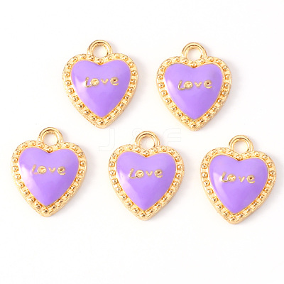Alloy Enamel Pendants ENAM-S121-038C-1
