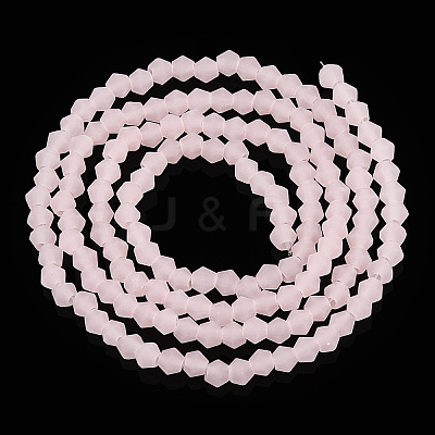Imitation Jade Frosted Glass Bead Strands EGLA-A039-J2mm-MD07-1