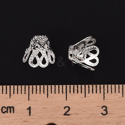 Multi-Petal Filigree Iron Bead Caps E114-S-1