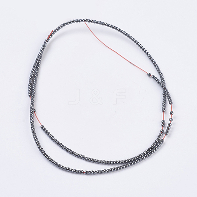 Non-Magnetic Synthetic Hematite Beads X-G-H1074-1-1