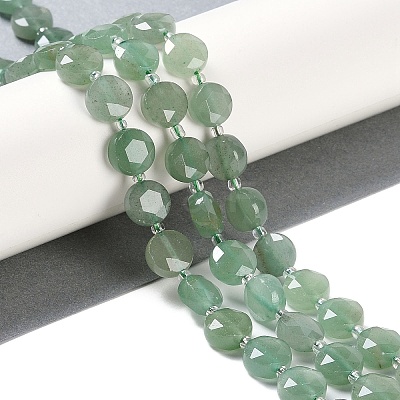 Natural Green Aventurine Beads Strands G-N342-14-1