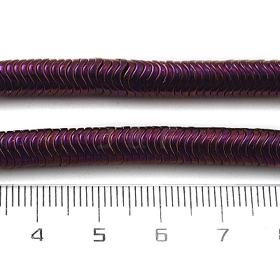 Electroplated Synthetic Non-magnetic Hematite Beads Strands G-B132-A01-01G-1