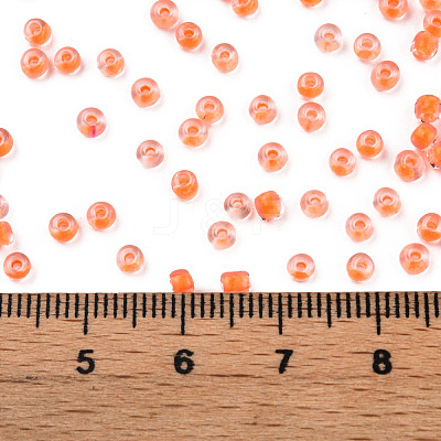 Glow in the Dark Luminous Transparent 8/0 Glass Seed Beads SEED-YWC0001-01C-1