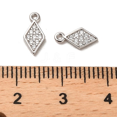 Rhodium Plated 925 Sterling Silver Pendant STER-H110-09P-1