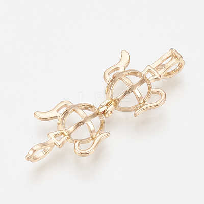Brass Locket Pendants KK-Q748-015KC-1