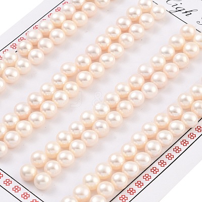 Grade 6A Natural Cultured Freshwater Pearl Beads PEAR-N018-6A-5560A-1