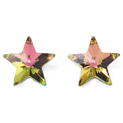 Glass Rhinestone Cabochons MRMJ-N029-04A-09-1