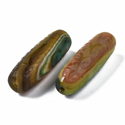 Natural Grey Agate Beads G-S359-340C-1