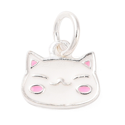 Cat Shape 925 Sterling Silver Charms LS-STER-F056-03S-01-1