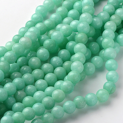 Natural & Dyed White Jade Beads Strands GSR055-1