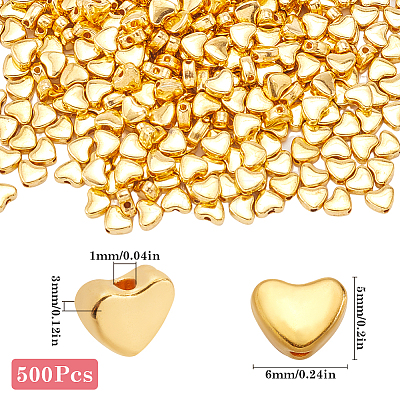 500Pcs Alloy Beads FIND-SP0002-20A-1
