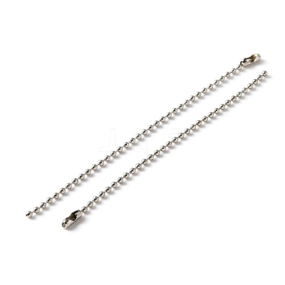 Iron Ball Chains with Connectors FIND-WH0114-70P-1