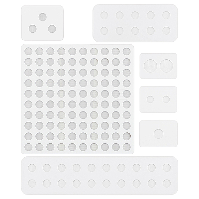 7Pcs 7 Styles Acrylic Bead Design Boards ODIS-BC0001-16-1