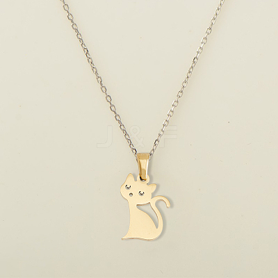 20Pcs 2 Colors 304 Stainless Steel Pendants STAS-DC0013-32-1