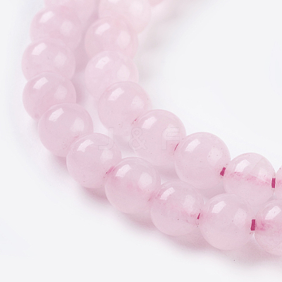 Natural Rose Quartz Beads Strands G-C076-4mm-3-1