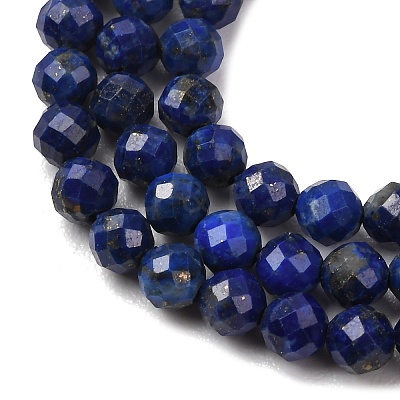 Natural Lapis Lazuli Beads Strands G-F596-15-4mm-1