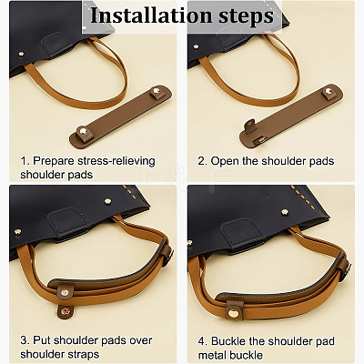 Imitation Leather Bag Strap Padding DIY-WH0304-307A-1