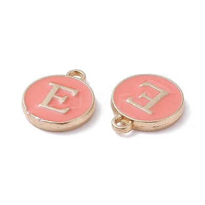 (Defective Closeout Sale Border damaged) Golden Plated Alloy Enamel Charms ENAM-XCP0001-20E-1