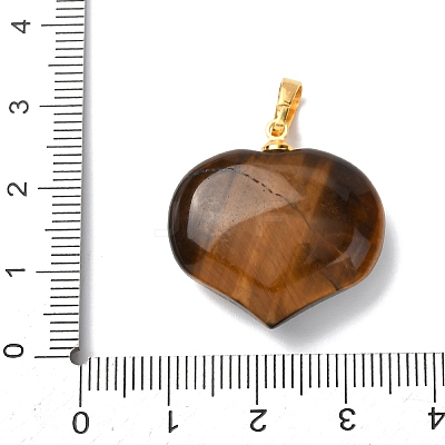 Natural Tiger Eye Pendants G-B188-02G-07-1