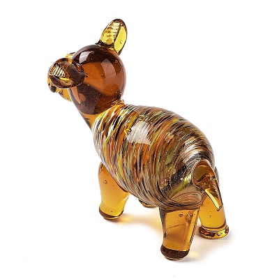 3D Horse Handmade Lampwork Display Decoration DJEW-C012-07-1