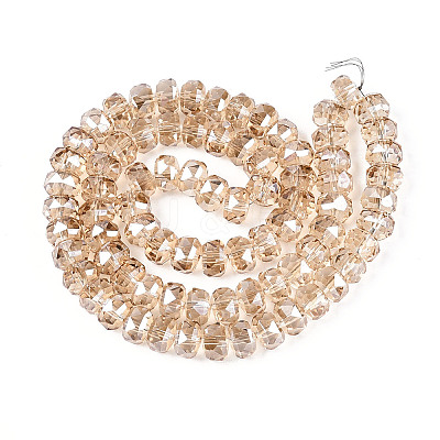 Electroplate Glass Beads Strands EGLA-T021-20K-1