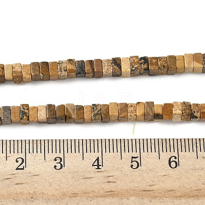 Natural Picture Jasper Beads Strands G-I394-A01-1