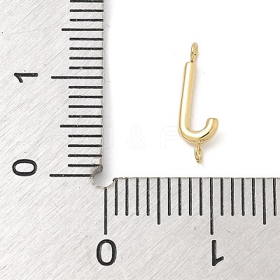 304 Stainless Steel Letter Connector Charms STAS-M108-01G-10-1