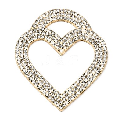 Alloy Rhinestone Big Pendants ALRI-F074-01G-01-1