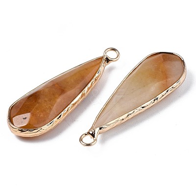 Natural Topaz Jade Pendants G-S359-319F-1