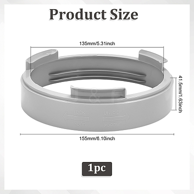 ABS Plastic Exhaust Hose Interface for Mobile Air Conditioner FIND-WH0521-114-1