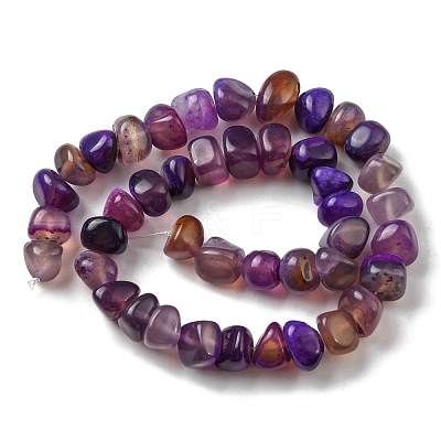 Natural Agate Beads Strands G-C039-F01-1