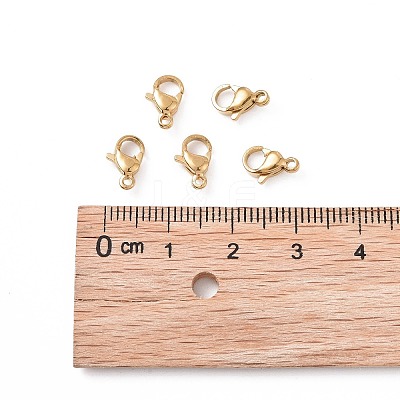 304 Stainless Steel Lobster Claw Clasps STAS-T040-PJ212-9-1