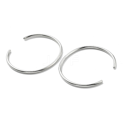 304 Stainless Steel Cuff Bangles for Women Men STAS-B082-08P-1
