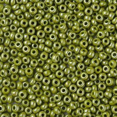 8/0 Czech Opaque Glass Seed Beads SEED-N004-003A-07-1