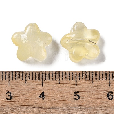 Baking Paint Glass Beads GLAA-S202-10C-1