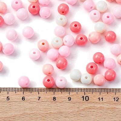Opaque Acrylic Beads SACR-Q004-02C-1