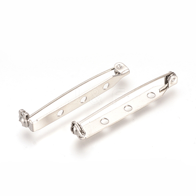 Tarnish Resistant 304 Stainless Steel Pin Brooch Back Bar Findings STAS-Q184-04-1