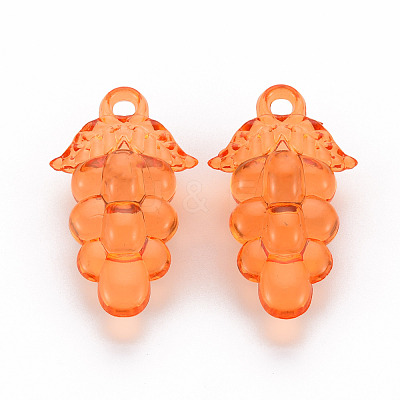 Autumn Theme Transparent Acrylic Beads TACR-S154-60B-921-1