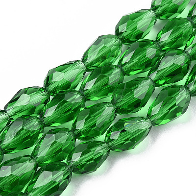 Glass Beads Strands LS-GLAA-R024-11x8mm-6-1