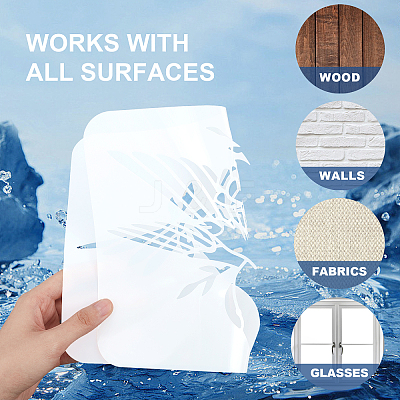 1 Set Engineering Vehicle PET Hollow Out Drawing Painting Stencils DIY-MA0001-31-1