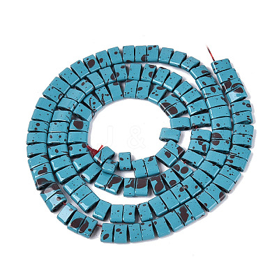 Spray Painted Synthetic Non-magnetic Hematite Bead Strands G-T124-02B-1-1