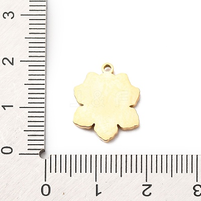 Christmas 304 Stainless Steel Enamel Pendants LS-STAS-B112-02G-11-1