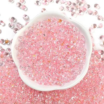 6/0 Spray Paint Fringe Glass Seed Beads SEED-H003-11D-1