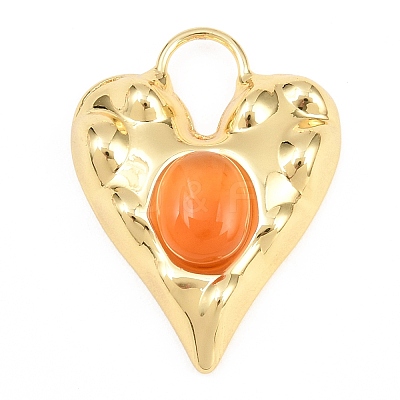 Dyed & Heated Natural Carnelian Pendants GG-G001-02G-07-1