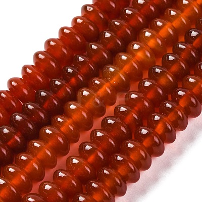 Natural Carnelian Beads Strands G-NH0030-01-1