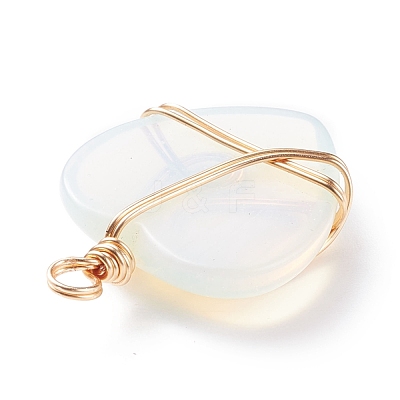 Opalite Pendants PALLOY-JF01490-01-1